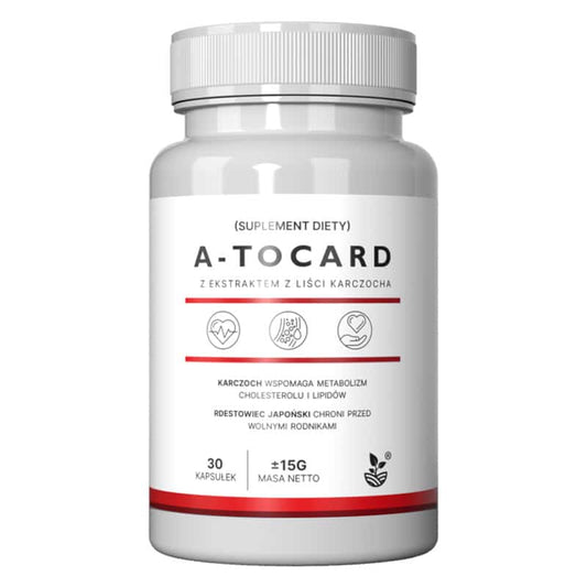 A-tocard - Wspomaga serce i prawidłowy poziom cholesterolu (Ilosc-opakowan: 3-opakowania)