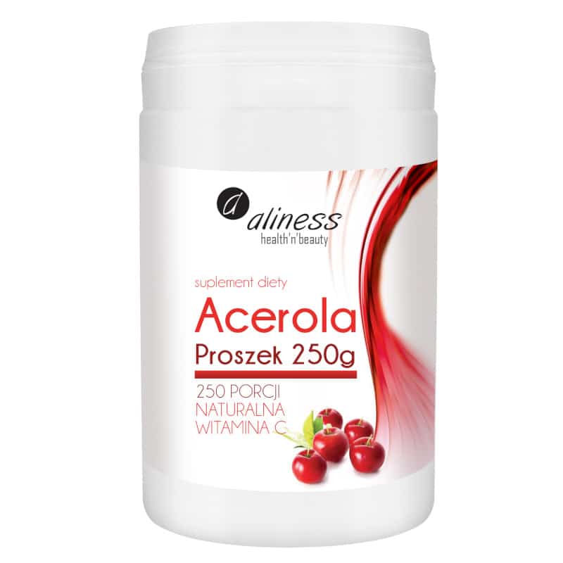 Acerola Aliness - Naturalna witamina C - 250 g proszek