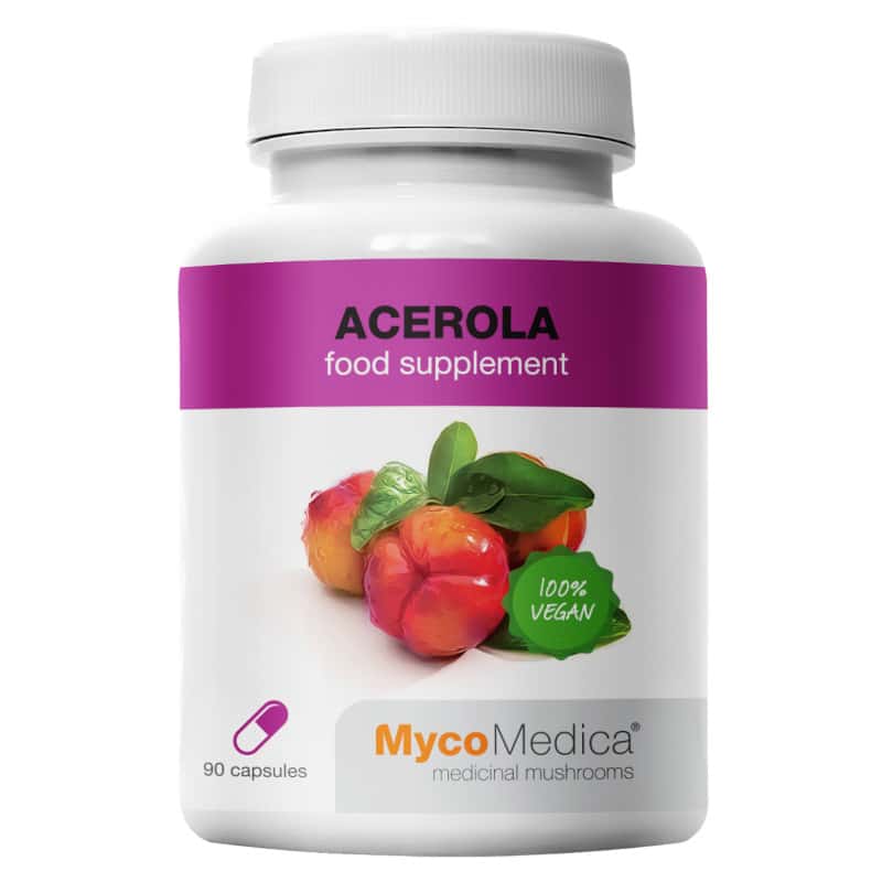 Acerola MycoMedica - Naturalne źródło witaminy C - 90 kapsułek