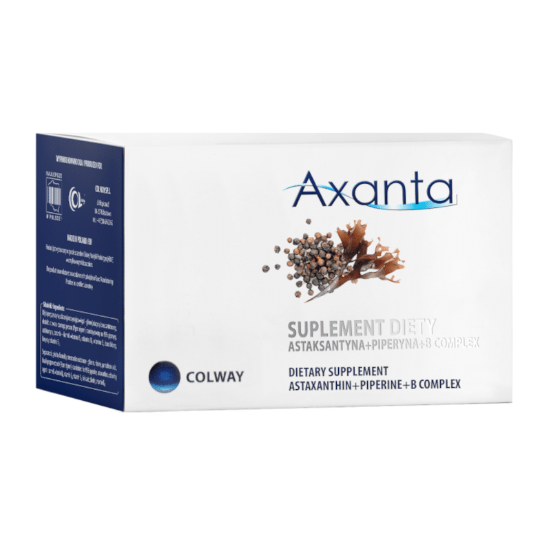 Axanta Colway - Astaksantna + Piperyna + B Complex - 60 kapsułek