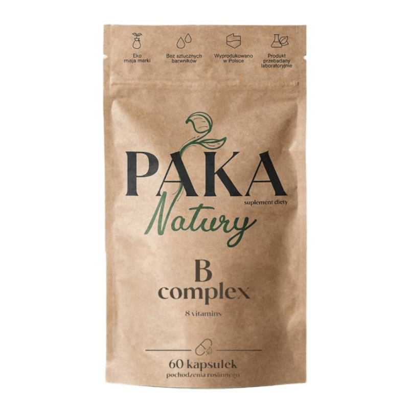 B-complex Paka Natury - Witaminy z grupy B - 60 kapsułek