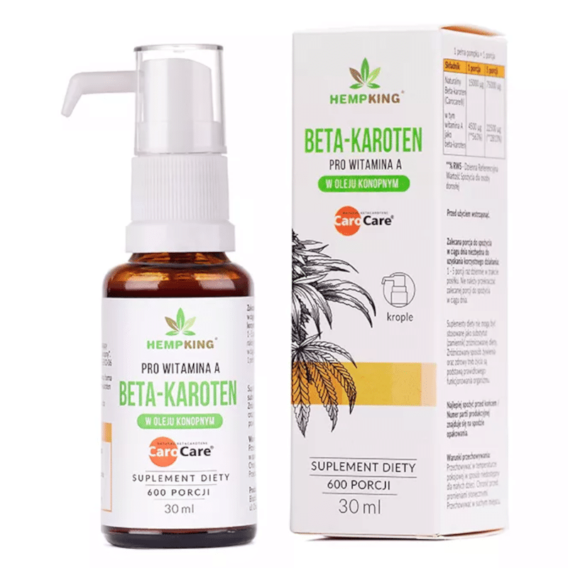 Beta-karoten HempKing - Prowitamina A - 30 ml