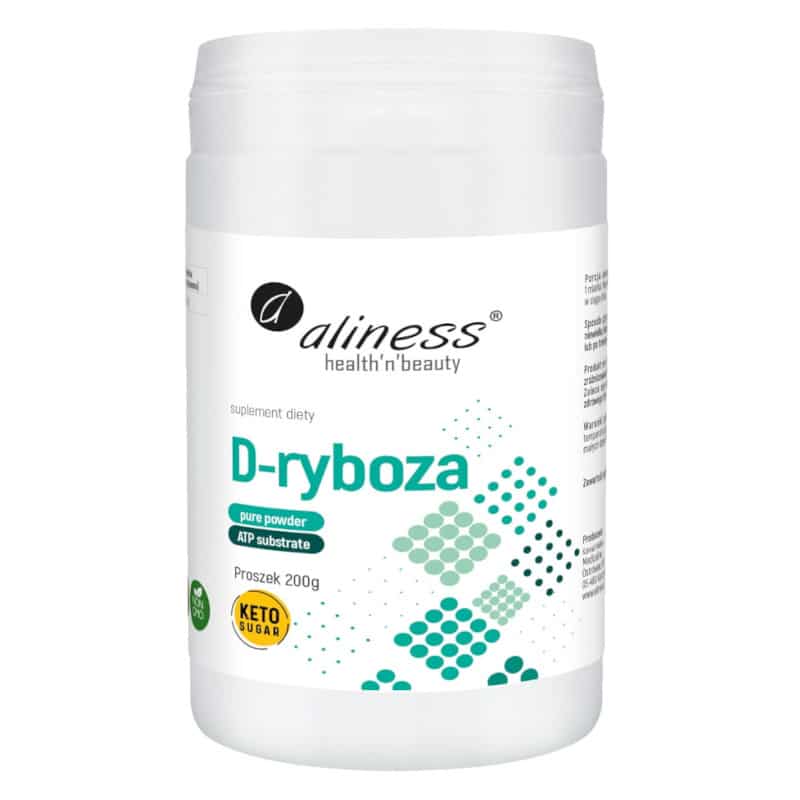 D-ryboza Aliness - Wspiera organizm oraz dodaje energii - 200 g proszek