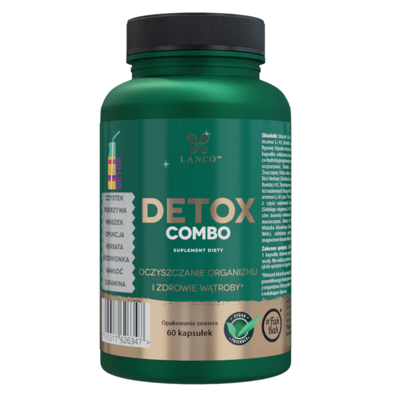 DETOX Combo Lanco - Oczyszczenie organizmu - 60 kapsułek