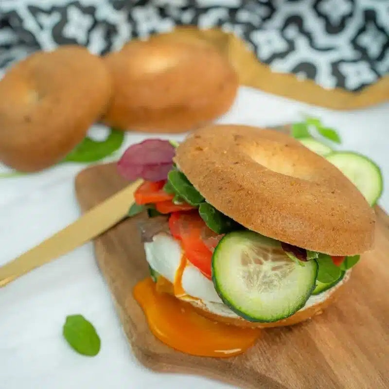 Keto Bajgle BeKeto - Bezglutenowe i wysokobiałkowe pieczywo - 150 g