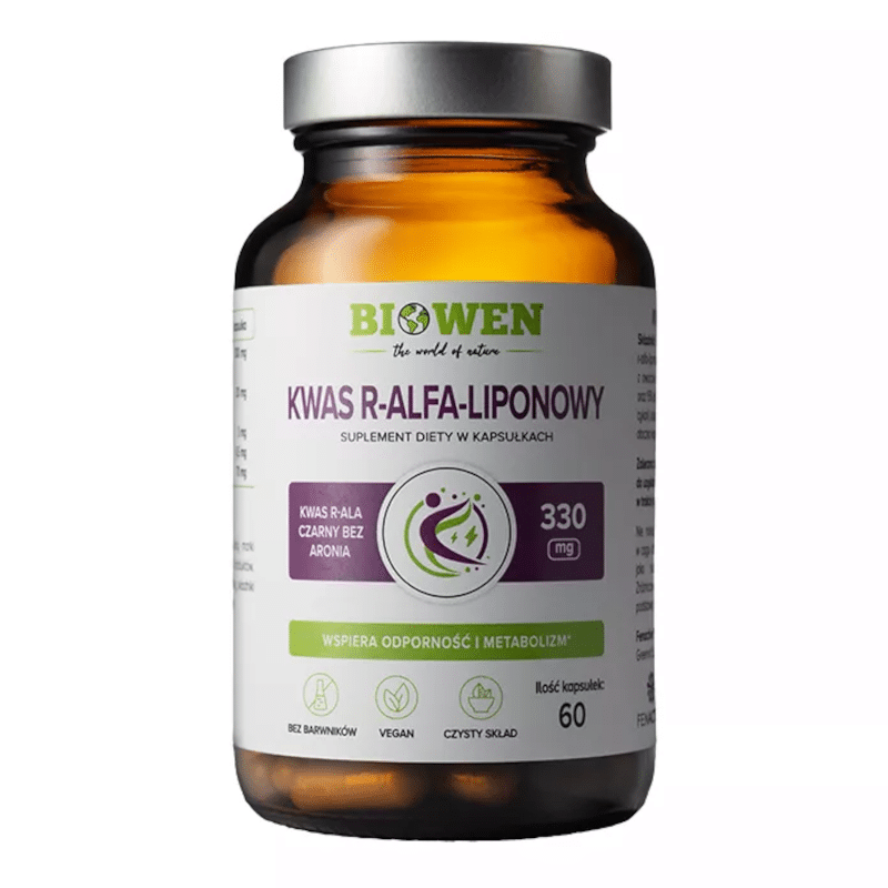 Kwas alfa-liponowy Biowen - Wsparcie organizmu - 60 kapsułek