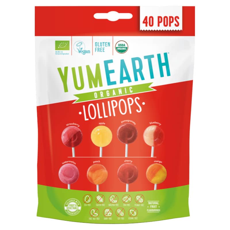 Lizaki Owocowe EKO Mix smaków YumEarth 248 g - 40 sztuk