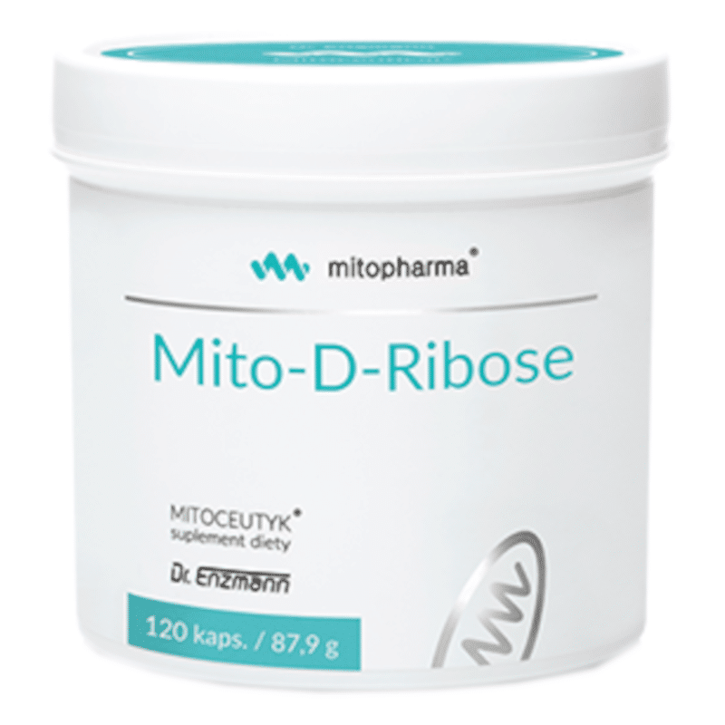 Mito D Ribose powder Mitopharma - Energia na poziomie komórkowym - 120 kapsułek