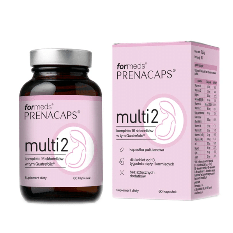 Multi 2 Formeds Prenacaps - Kompleks 16 składników aktywnych - 60 kapsułek