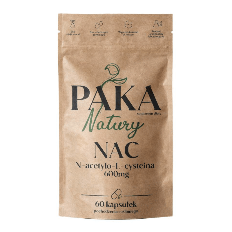NAC Paka Natury - N-acetylo-L-cysteina - 60 kapsułek