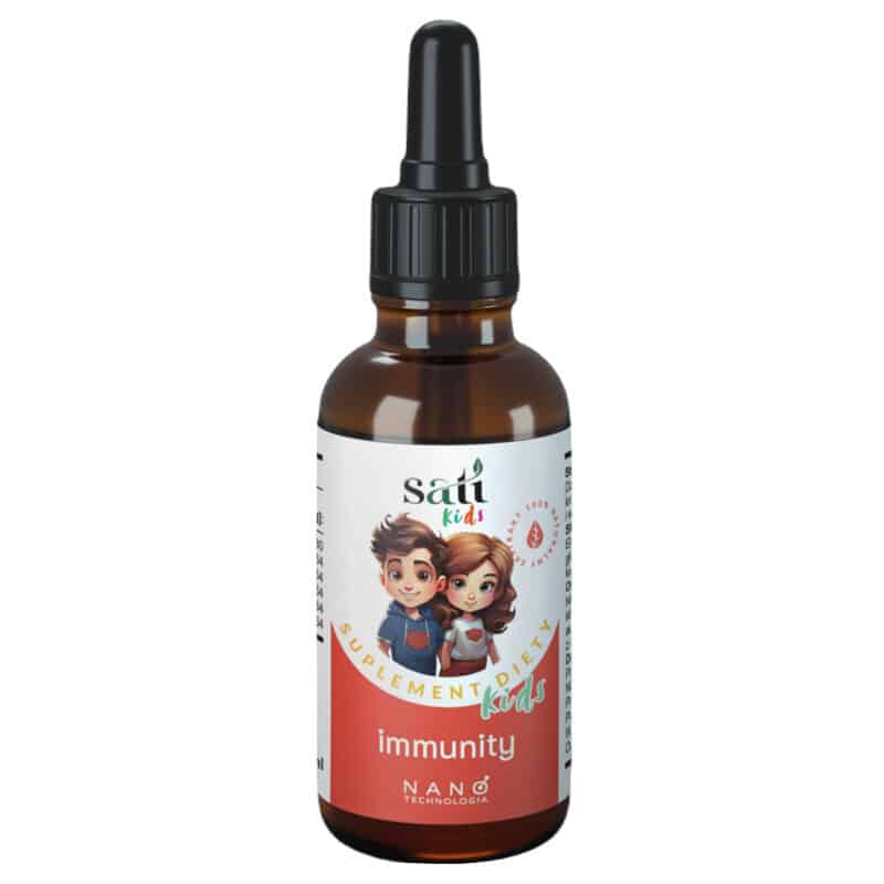 Nano Kids Immunity SATI Labs - Wspomaga naturalną odporność u dzieci - 50 ml