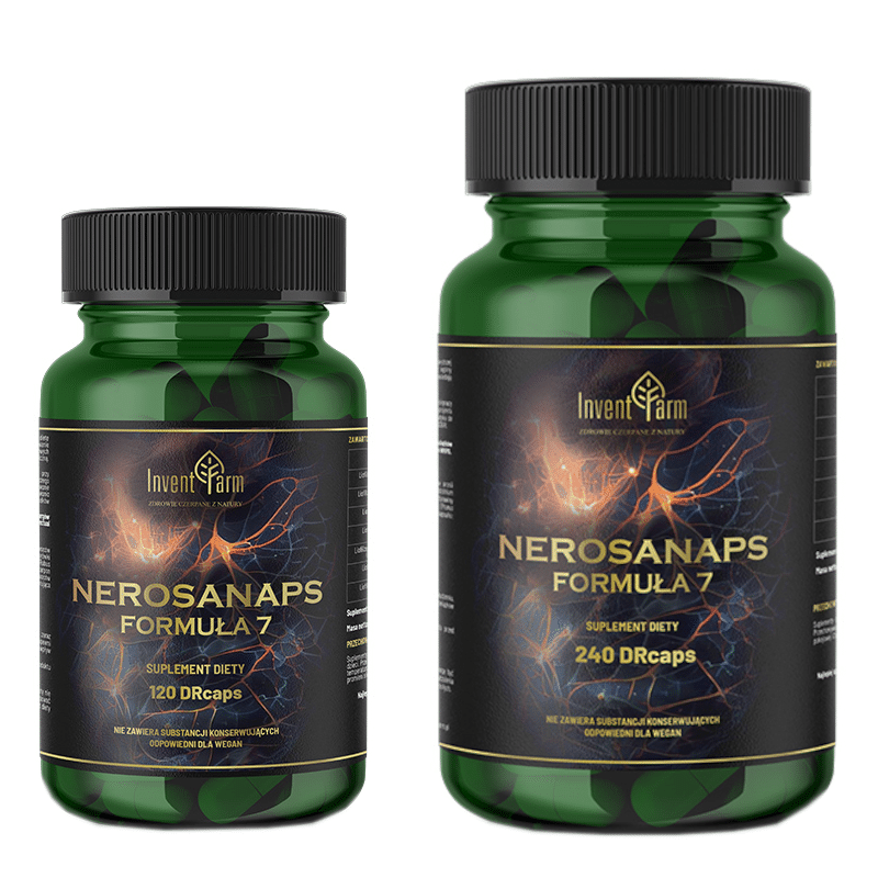 Nerosanaps Formuła 7 Invent Farm - 120 i 240 kapsułek (Opakowanie: 120-kapsulek)