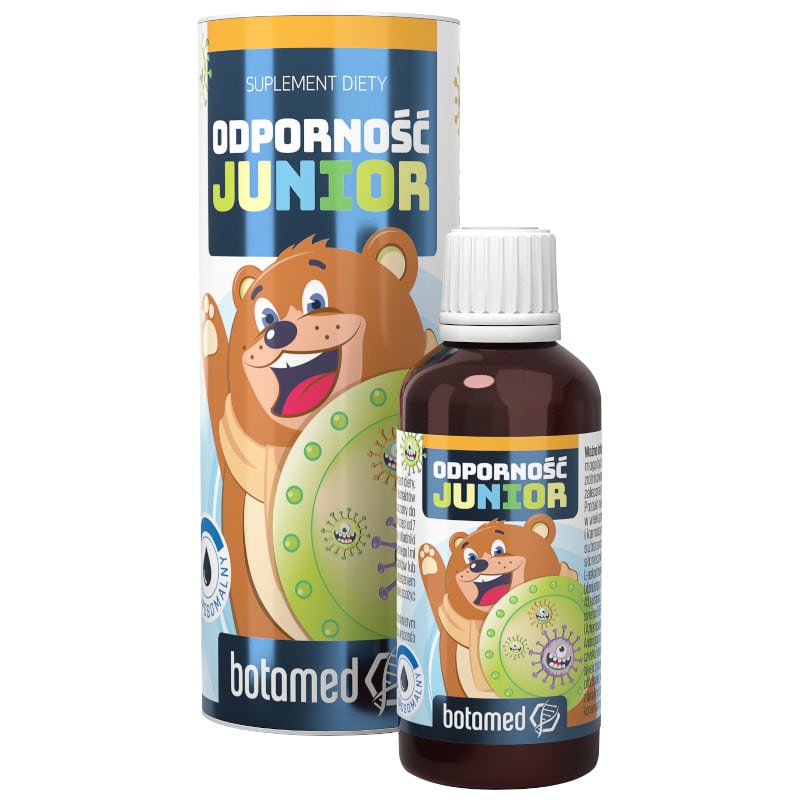 Odporność Junior Botamed - Wspiera odporność u dzieci w wieku szkolnym - 50 ml