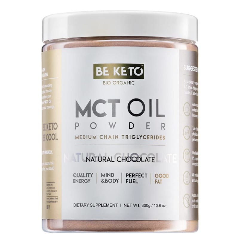 Olej MCT BeKeto w proszku 300 g - Różne smaki (Smak: bezsmakowy)