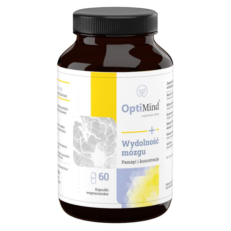 Opti Mind NaturDay - Wspiera wydolność mózgu, pamięć i koncentrację - 60 kapsułek