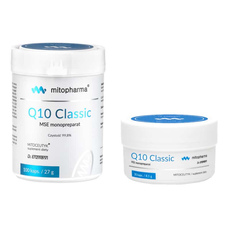 Q10 Classic MSE Mitopharma - Wsparcie organizmu - 30 i 100 kapsułek (Opakowanie: 100-kapsulek)