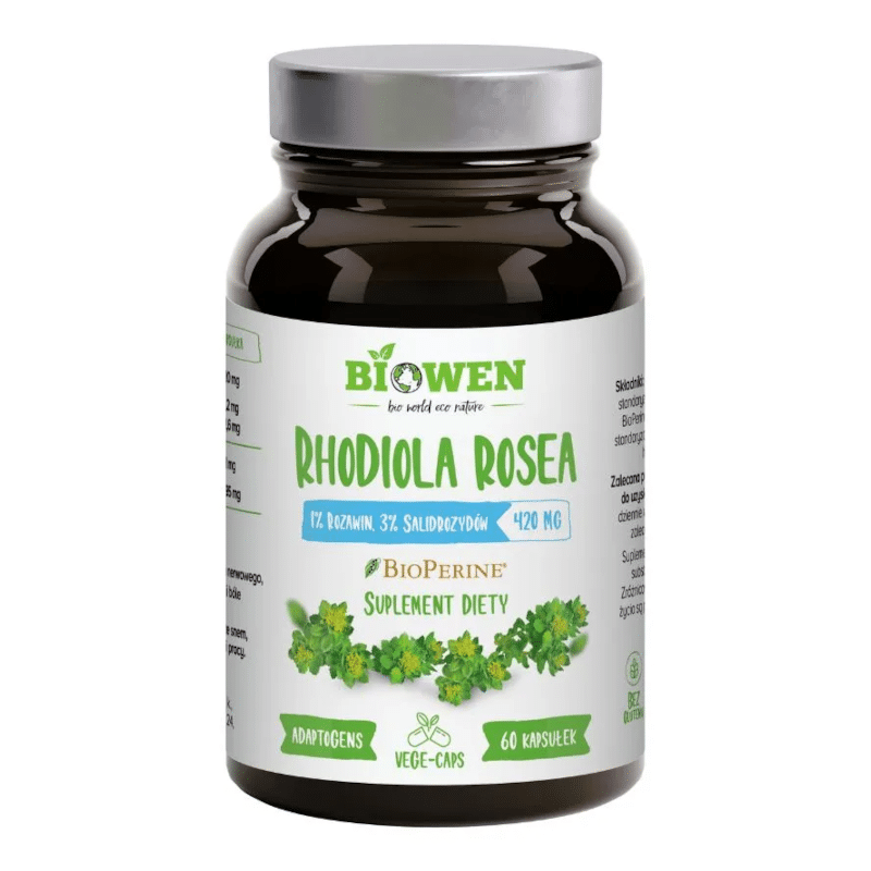 Rhodiola Rosea Biowen - Wsparcie układu trawiennego - 60 kapsułek