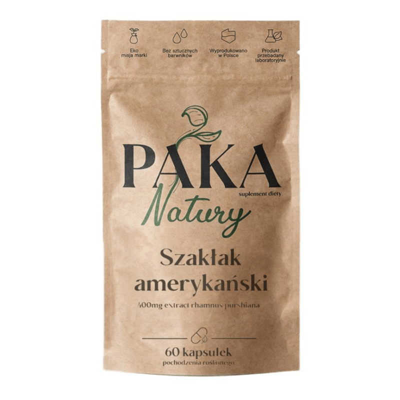 Szakłak Amerykański Paka Natury - Oczyszczanie jelit - 60 kapsułek