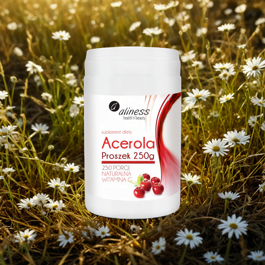 Acerola Aliness - Naturalna witamina C - 250 g proszek