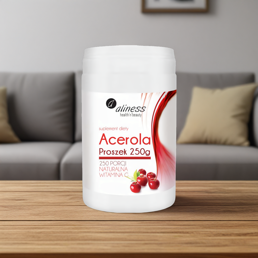 Acerola Aliness - Naturalna witamina C - 250 g proszek