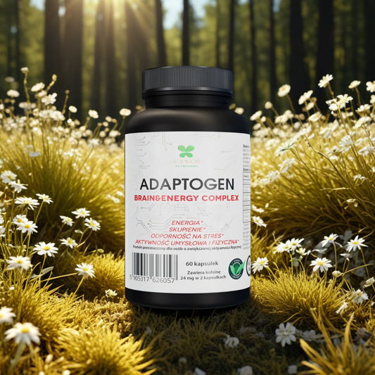 ADAPTOGEN Lanco - Dodaje energii, wspiera pamięć i koncentrację  - 60 kapsułek