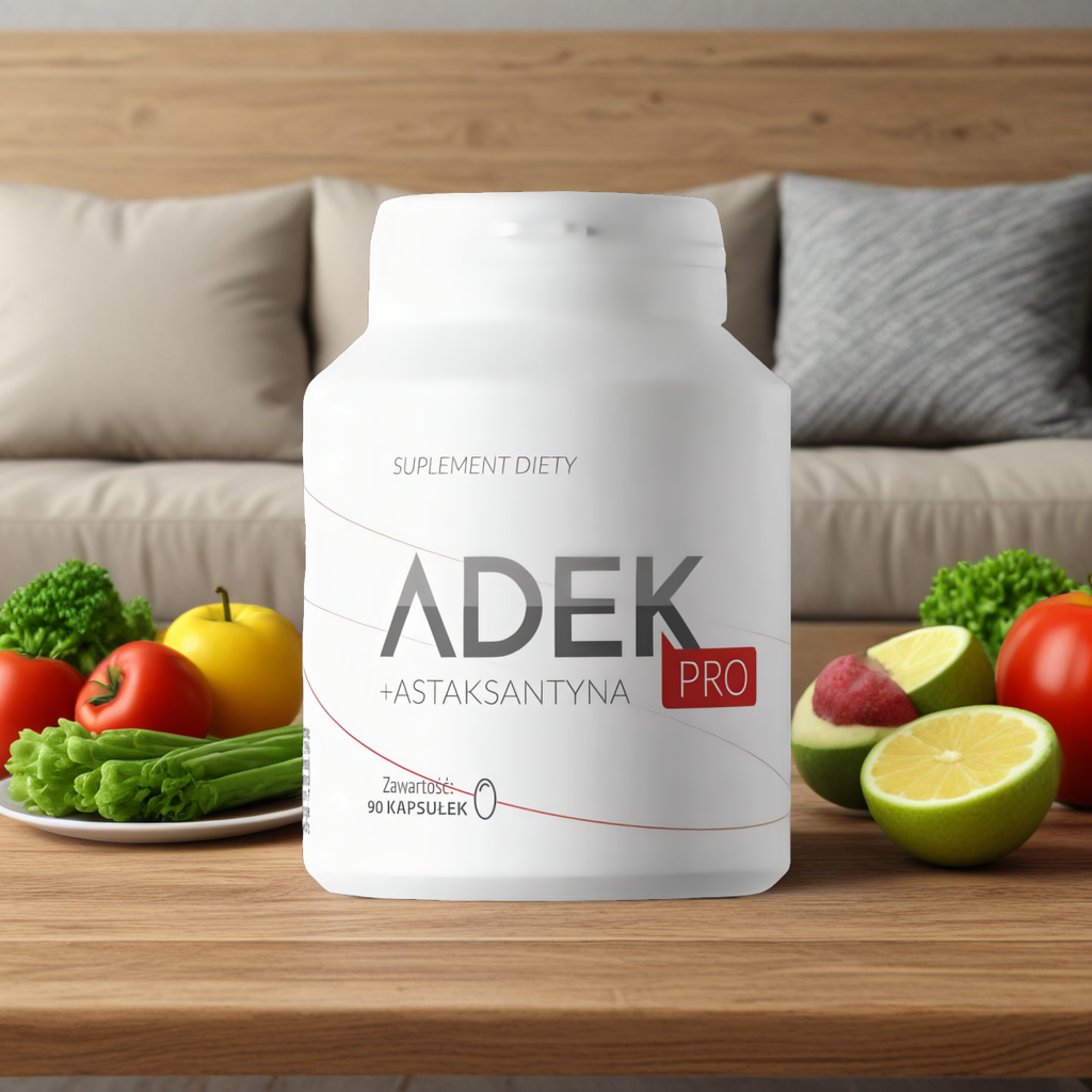 ADEK PRO Witaminy + astaksantyna i ashwagandha Nutricion House - 90 kapsułek