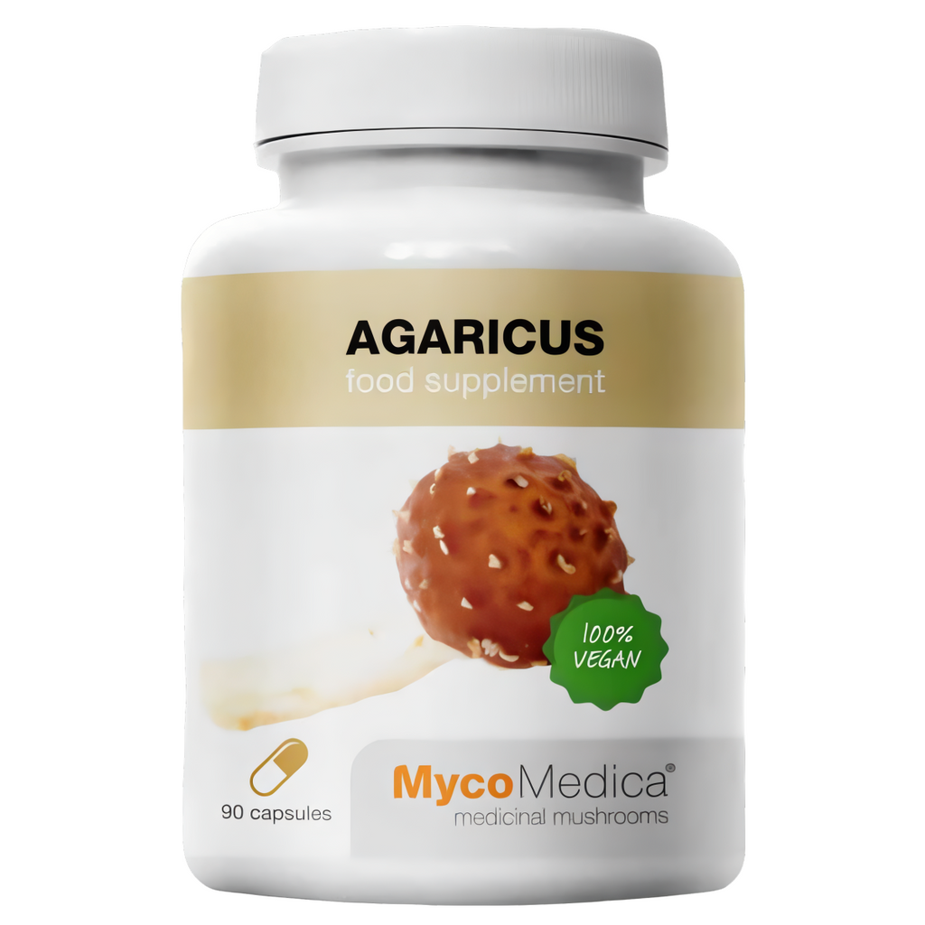 Agaricus MycoMedica 500 mg - Wspiera naturalne mechanizmy obronne i odporność - 90 kapsułek