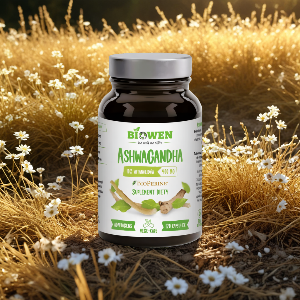 Ashwagandha Biowen - Wsparcie organizmu - 120 kapsułek