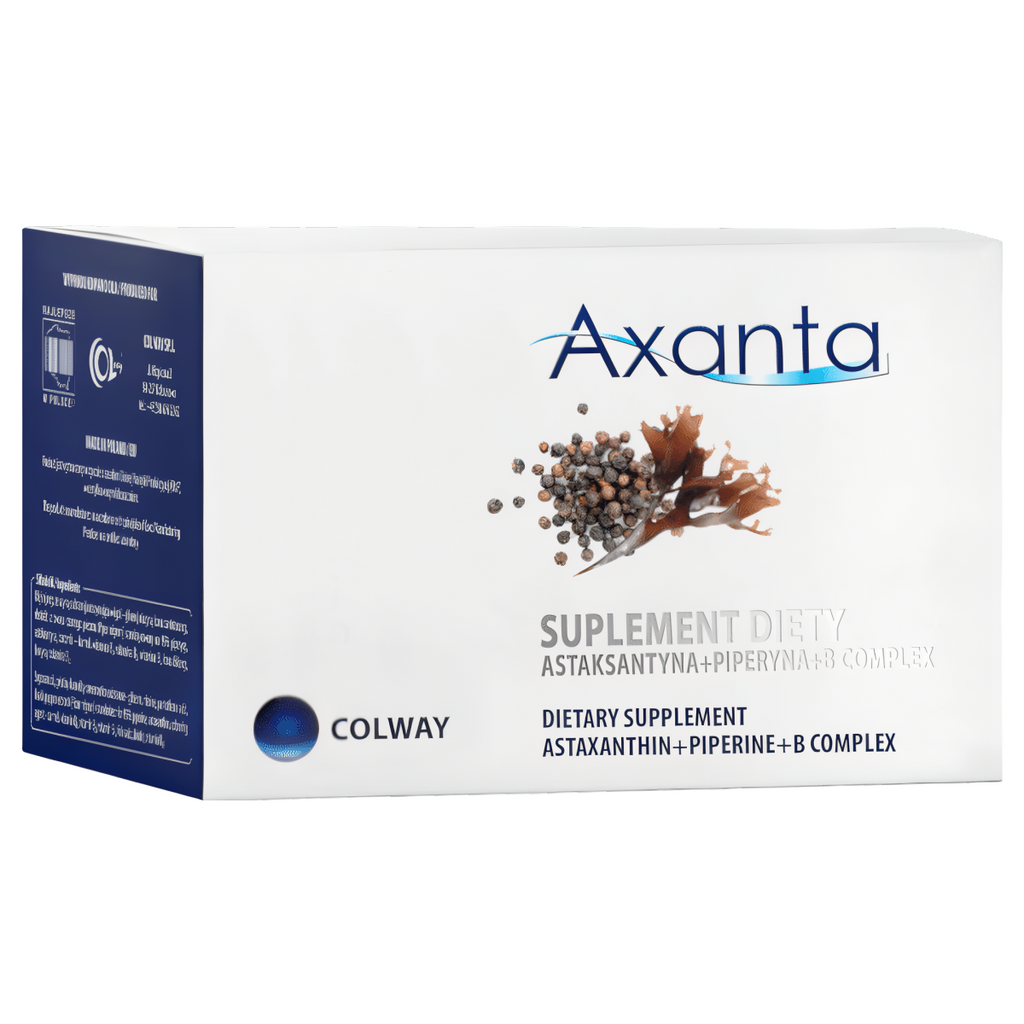 Axanta Colway - Astaksantna + Piperyna + B Complex - 60 kapsułek
