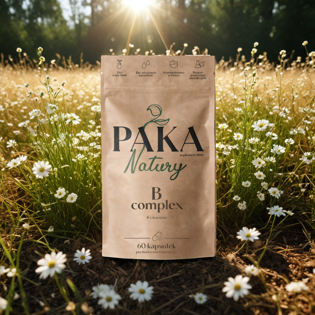 B-complex Paka Natury - Witaminy z grupy B - 60 kapsułek