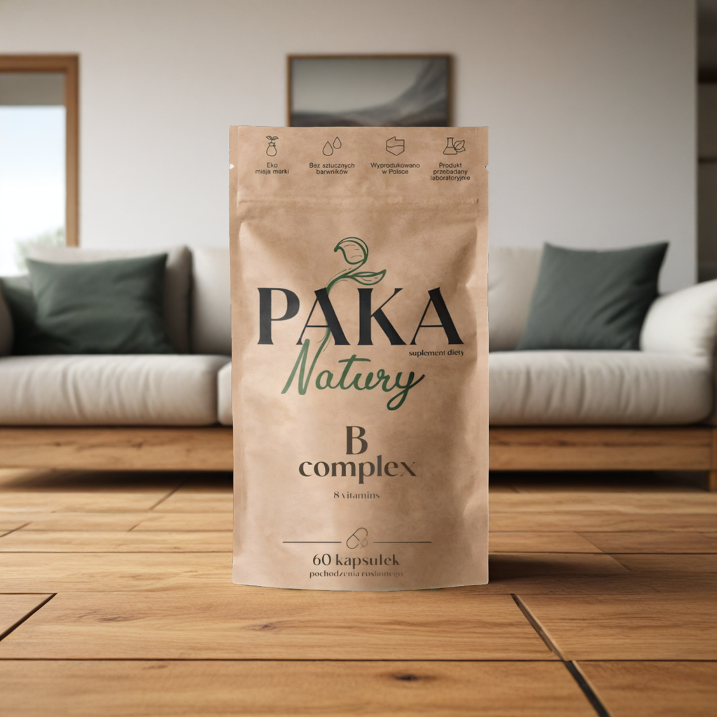 B-complex Paka Natury - Witaminy z grupy B - 60 kapsułek