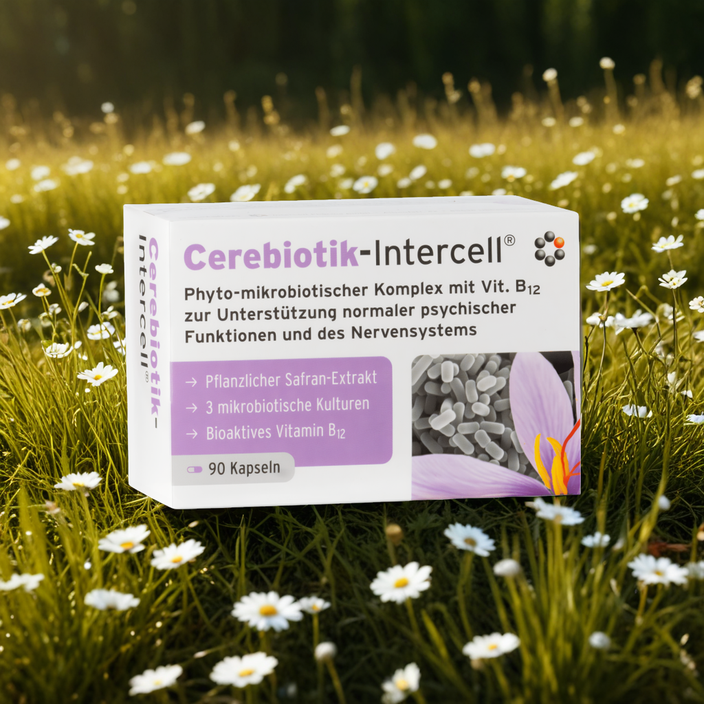 Cerebiotik intercell Mitopharma - Wsparcie dla umysłu i układu nerwowego - 90 kapsułek