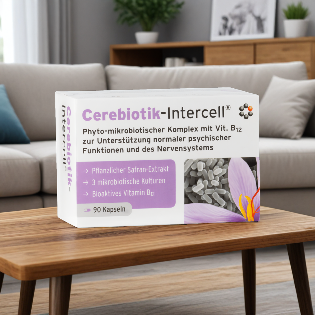 Cerebiotik intercell Mitopharma - Wsparcie dla umysłu i układu nerwowego - 90 kapsułek