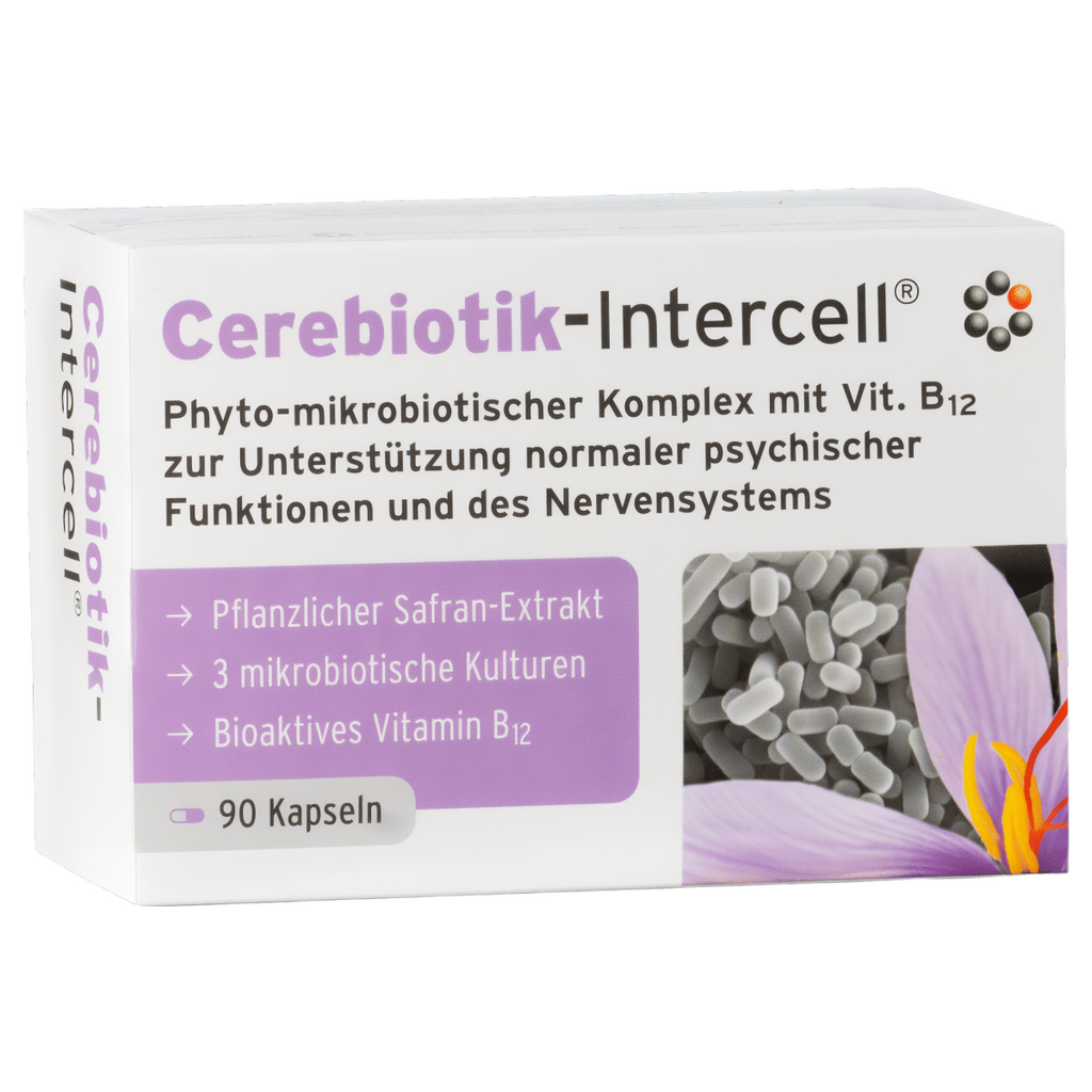 Cerebiotik intercell Mitopharma - Wsparcie dla umysłu i układu nerwowego - 90 kapsułek