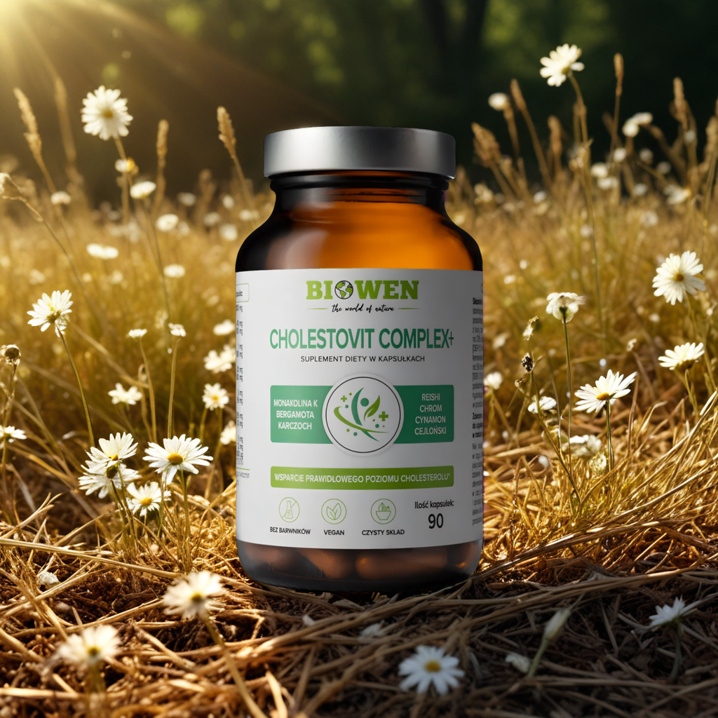 Cholestovit Complex+ Biowen - Kontrola cholesterolu - 90 kapsułek