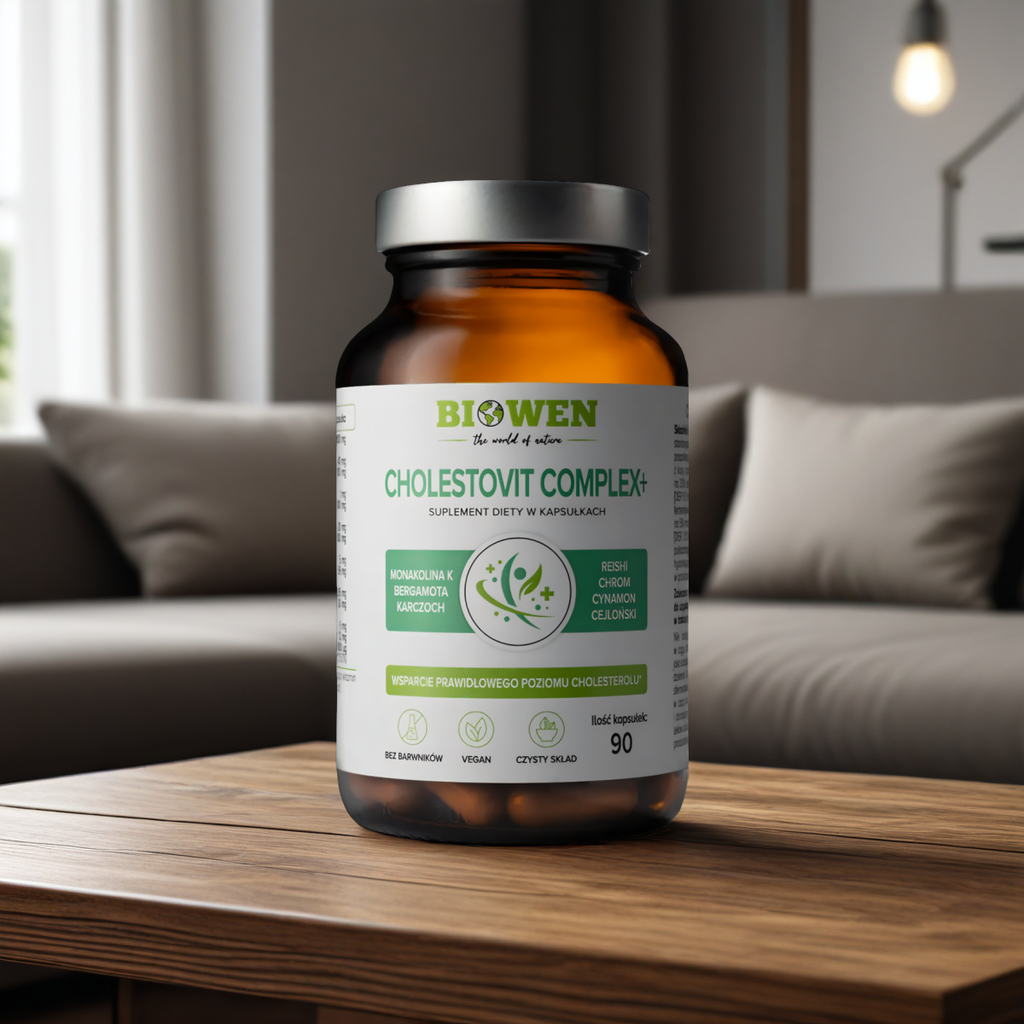 Cholestovit Complex+ Biowen - Kontrola cholesterolu - 90 kapsułek