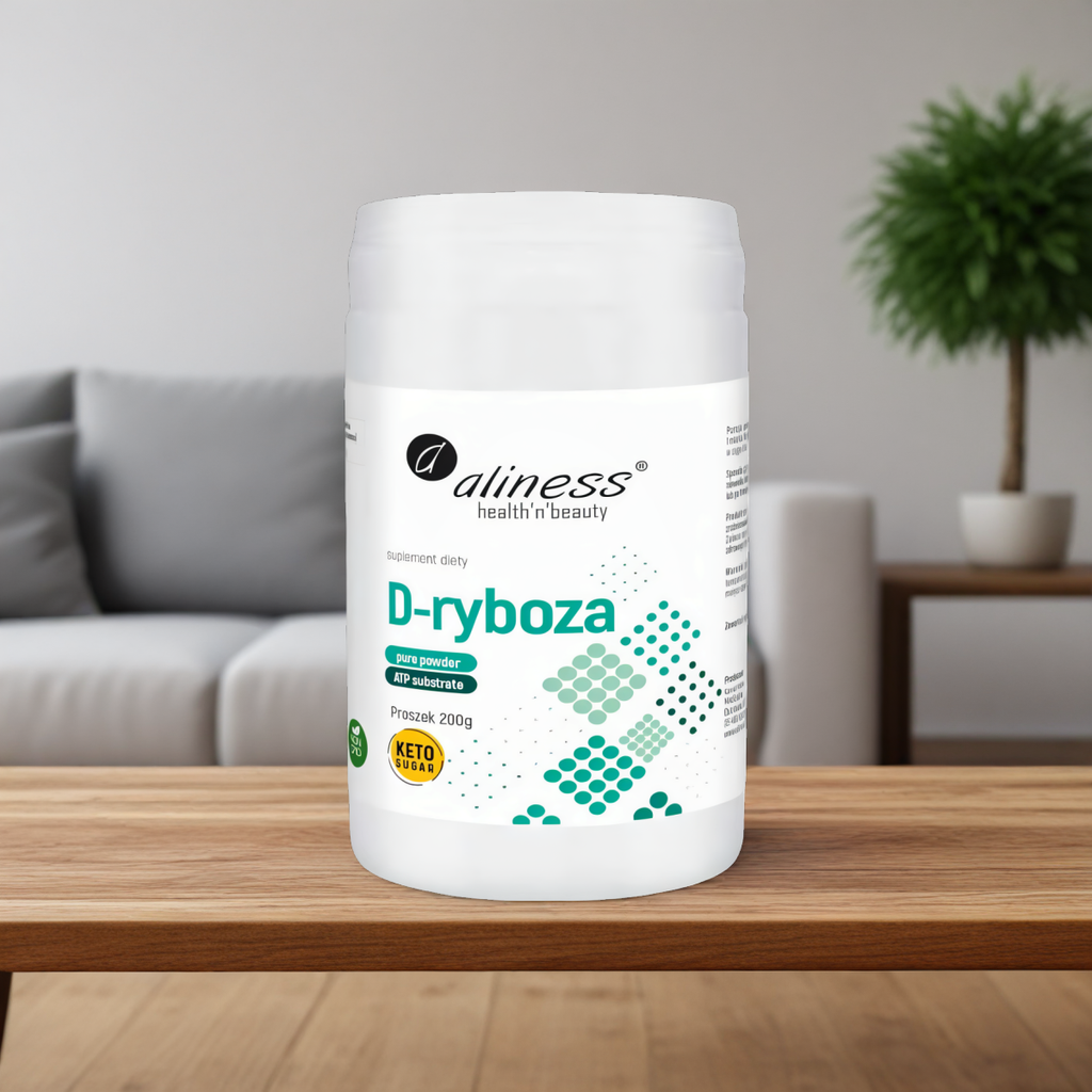 D-ryboza Aliness - Wspiera organizm oraz dodaje energii - 200 g proszek