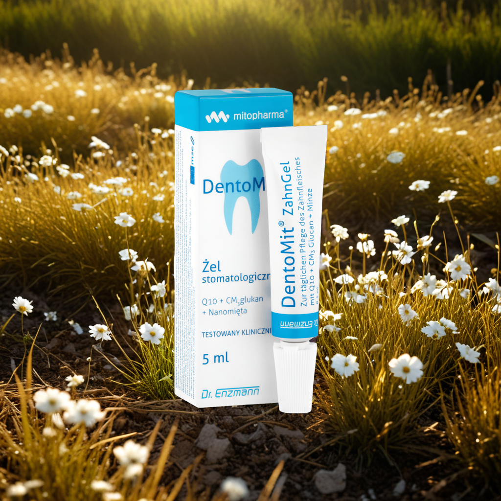 Dentomit żel Mitopharma - Kompleksowa pielęgnacja jamy ustnej - 5 ml