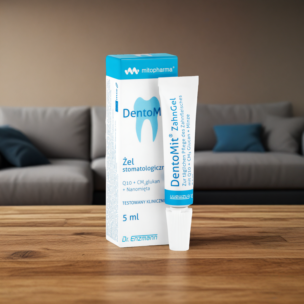 Dentomit żel Mitopharma - Kompleksowa pielęgnacja jamy ustnej - 5 ml
