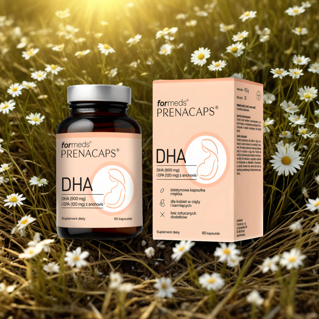 DHA Formeds Prenacaps - Dla wsparcia prawidłowego rozwoju Twojego dziecka - 60 kapsułek