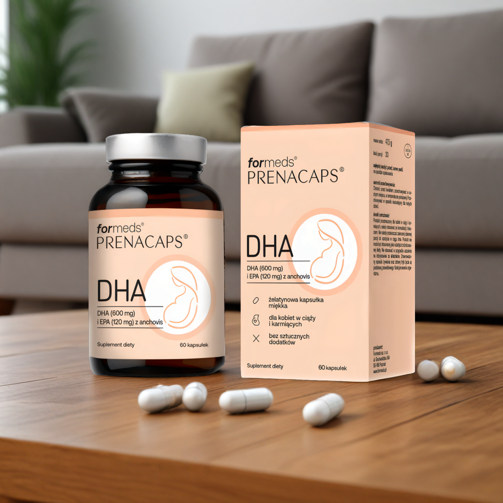 DHA Formeds Prenacaps - Dla wsparcia prawidłowego rozwoju Twojego dziecka - 60 kapsułek