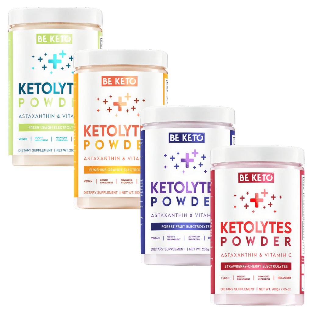 Elektrolity Ketolytes w proszku BeKeto - Różne smaki - 200 g (Smak: wisnia-truskawka)
