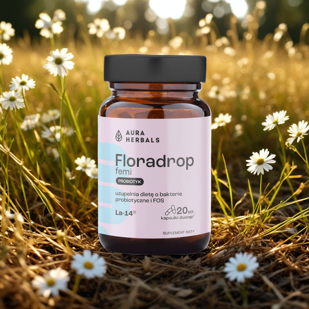 Floradrop femi Aura Herbals - Probiotyk dla kobiet - 20 kapsułek