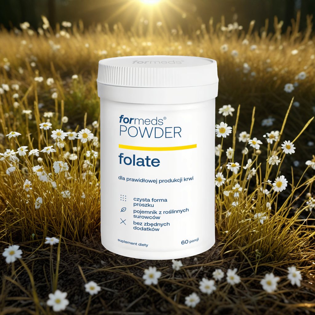 Folate powder Formeds - Dla prawidłowej produkcji krwi - 60 porcji