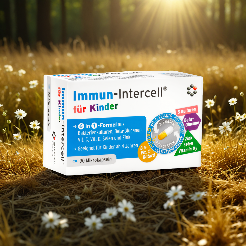 Immun intercell dla dzieci Mitopharma - Wsparcie odporności dla najmłodszych - 90 kapsułek