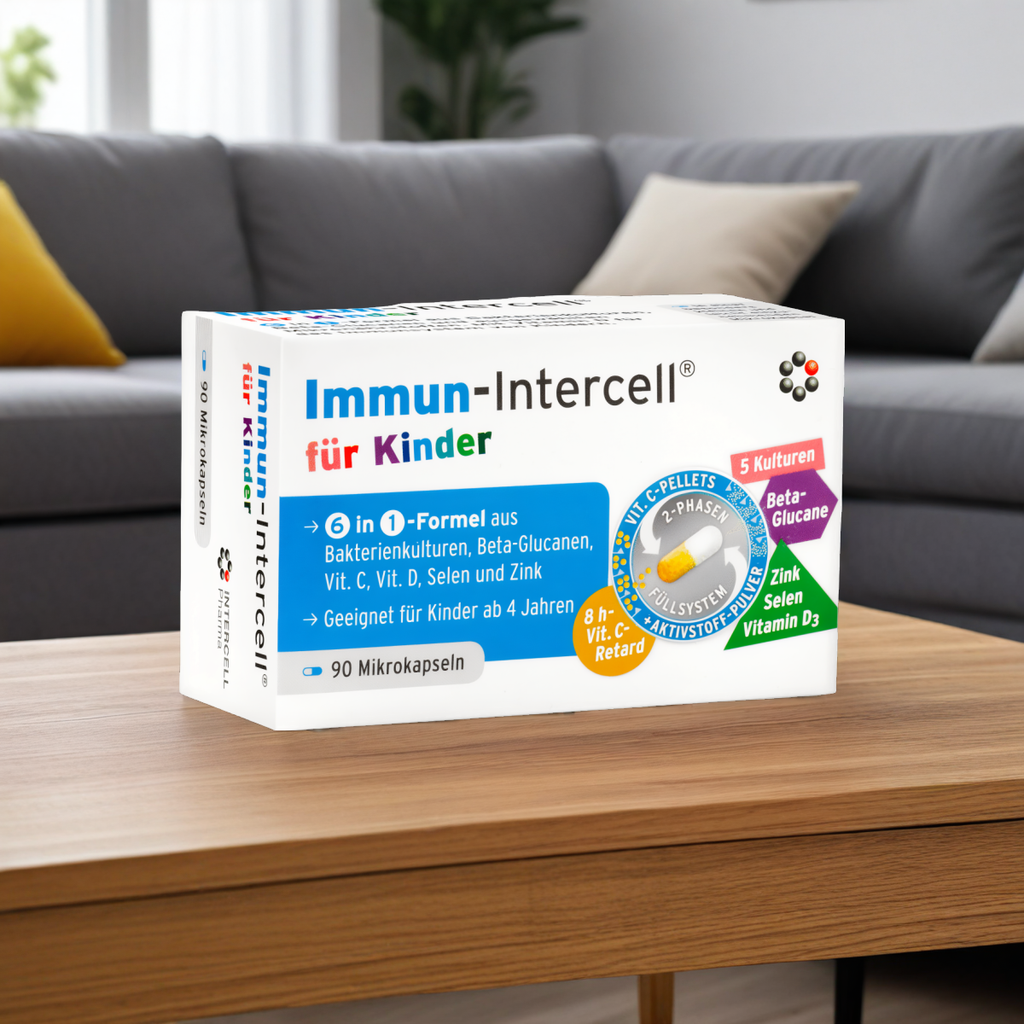 Immun intercell dla dzieci Mitopharma - Wsparcie odporności dla najmłodszych - 90 kapsułek