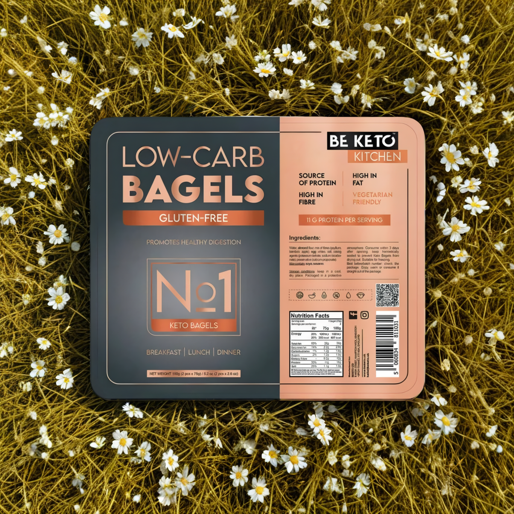 Keto Bajgle BeKeto - Bezglutenowe i wysokobiałkowe pieczywo - 150 g