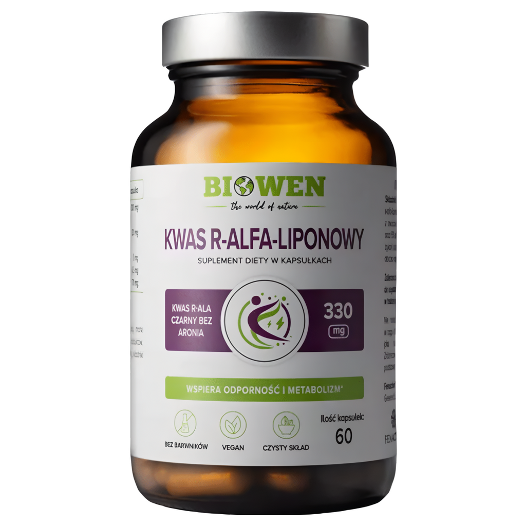 Kwas alfa-liponowy Biowen - Wsparcie organizmu - 60 kapsułek