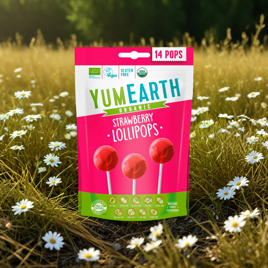 Lizaki Truskawkowe EKO YumEarth 87 g - 14 sztuk