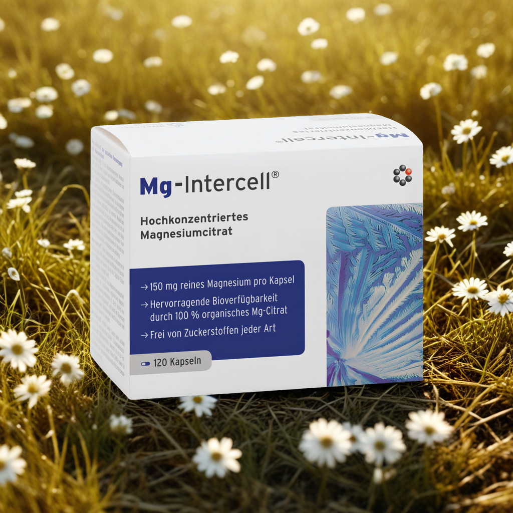 Mg Intercell Mitopharma - Cytrynian magnezu - 120 kapsułek